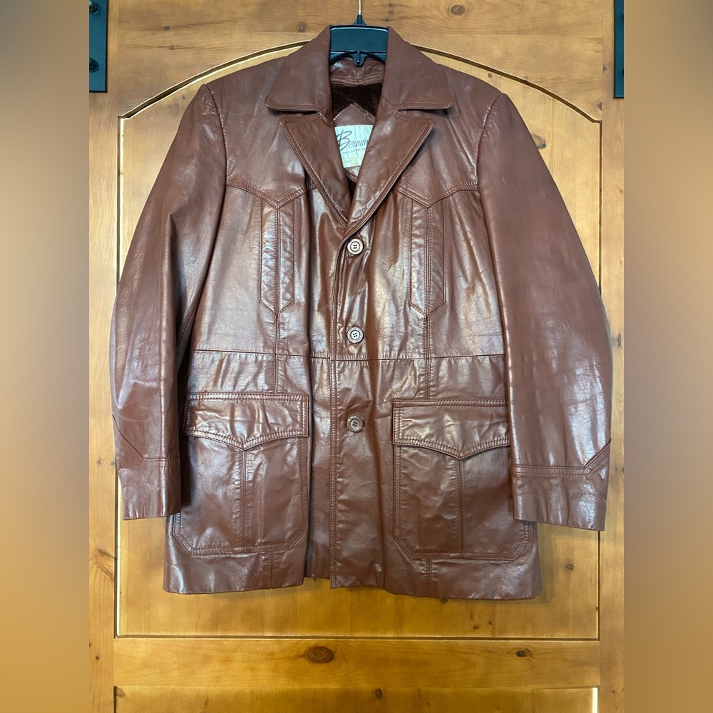 Berman's leather jacket